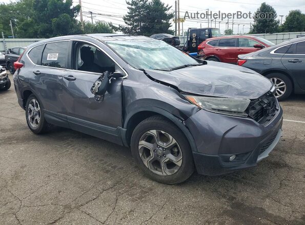 7FARW2H54KE013389 2019 HONDA CR-V Gray Front right