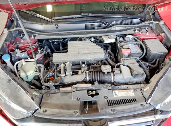 7FARW2H80NE002680 2022 HONDA CR-V Burgundy Engine compartment view