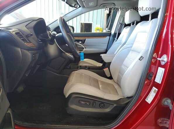 7FARW2H80NE002680 2022 HONDA CR-V Burgundy Front interior view