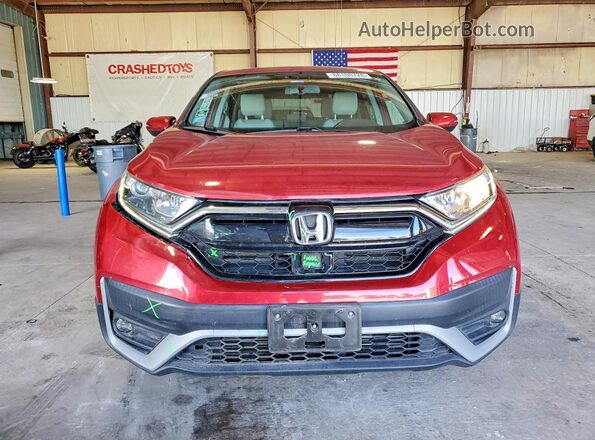 7FARW2H80NE002680 2022 HONDA CR-V Burgundy Front view