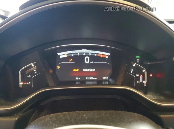 7FARW2H80NE002680 2022 HONDA CR-V Burgundy Instrument cluster view