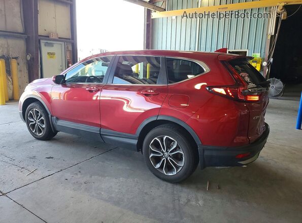 7FARW2H80NE002680 2022 HONDA CR-V Burgundy Rear left