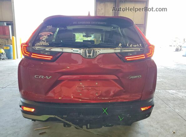 7FARW2H80NE002680 2022 HONDA CR-V Burgundy Rear view
