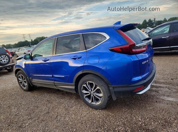 7FARW2H85ME000681 2021 HONDA CR-V Синий Задняя левая четверть