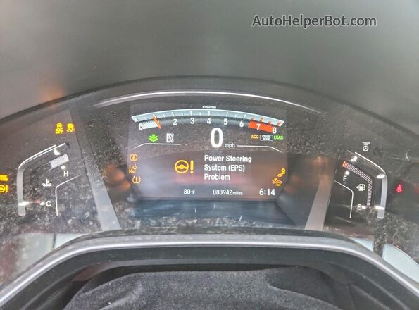 7FARW2H85ME000681 2021 HONDA CR-V Синий Вид щитка приборов