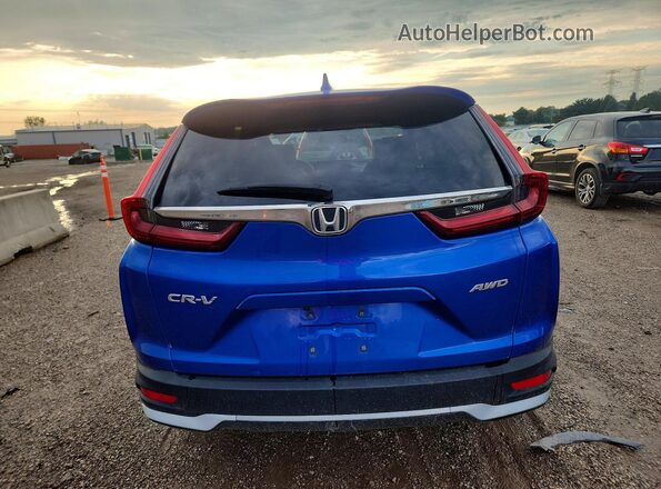 7FARW2H85ME000681 2021 HONDA CR-V Синий Вид сзади