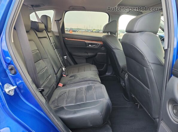 7FARW2H85ME000681 2021 HONDA CR-V Синий Вид задней части салона