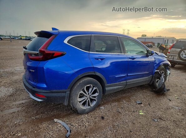 7FARW2H85ME000681 2021 HONDA CR-V Синий Задняя правая четверть