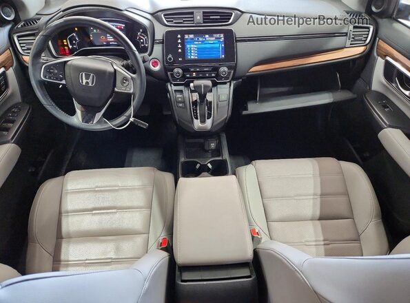 7FARW2H86JE067544 2018 HONDA CR-V Silver Առջևի վահանակի տեսք
