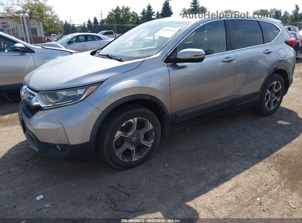 7FARW2H88JE101337 2018 HONDA CR-V Silver Առջևի ձախ երեք քառորդ տեսարան