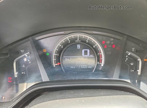 7FARW5H36HE000751 2017 HONDA CR-V Черный Вид щитка приборов