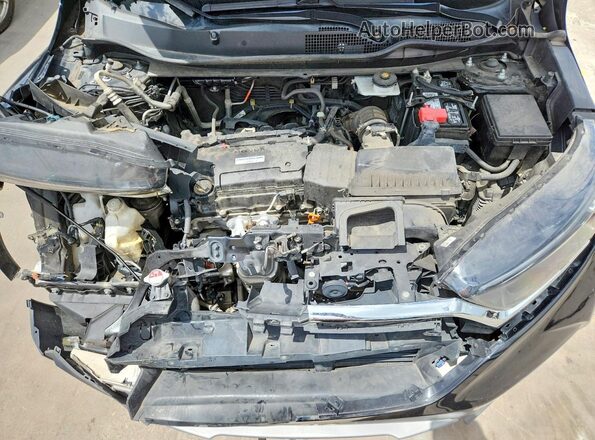 7FARW5H36HE000751 2017 HONDA CR-V Черный Вид задней части салона