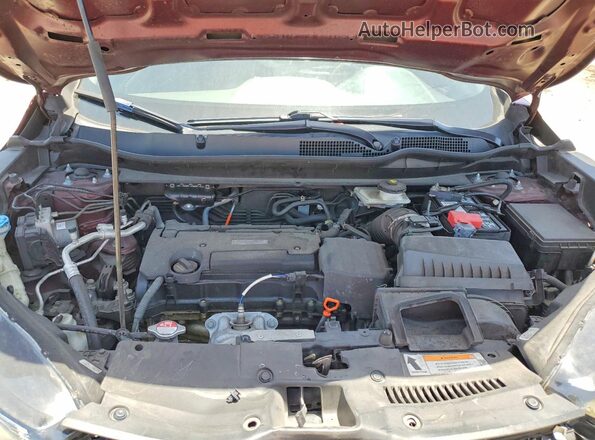 7FARW5H36HE009336 2017 HONDA CR-V Burgundy ძრავის განყოფილების ხედი