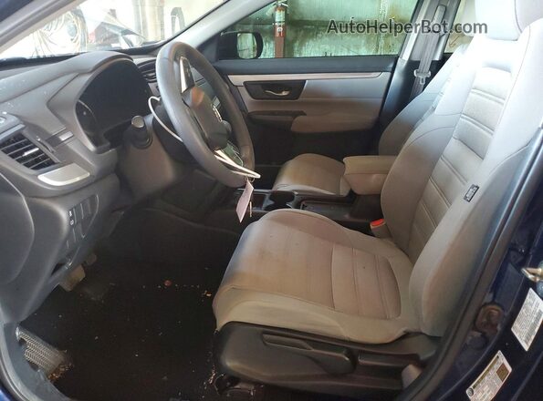 7FARW5H38HE003683 2017 HONDA CR-V Blue Vista interior delantera
