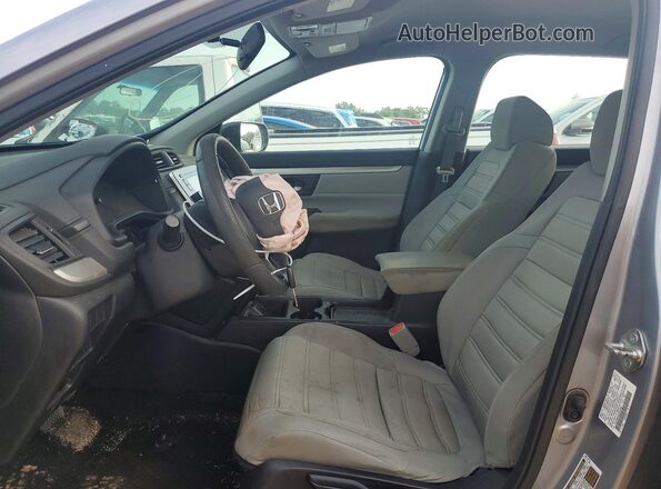 7FARW5H3XHE010487 2017 HONDA CR-V Silver Widok wnętrza z przodu