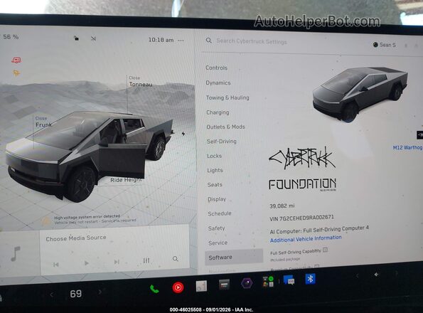 7G2CEHED9RA002671 2024 TESLA CYBERTRUCK Gray 