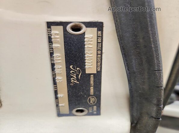 7G64H249776 1967 FORD LTD Белый Вид подкапотного пространства