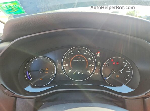 7MMVAADW6SN137540 2025 MAZDA CX-5 Синий Вид щитка приборов
