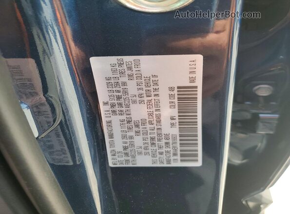 7MMVAAEW1TN166931 2026 MAZDA CX-5 Blue VIN կոդի պիտակի տեսք