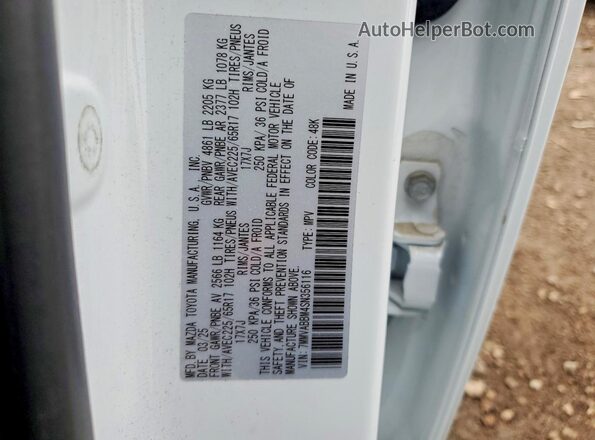 7MMVABBM4SN356116 2025 MAZDA CX-5 White Widok komory silnika