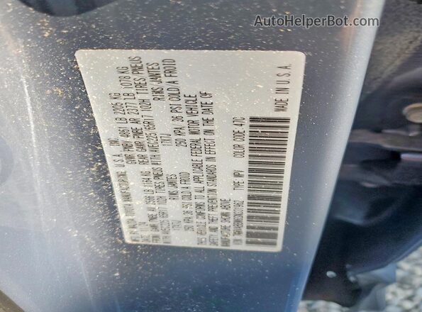 7MMVABBM6SN331962 2025 MAZDA CX-5 Gray VIN კოდის სტიკერის ხედი