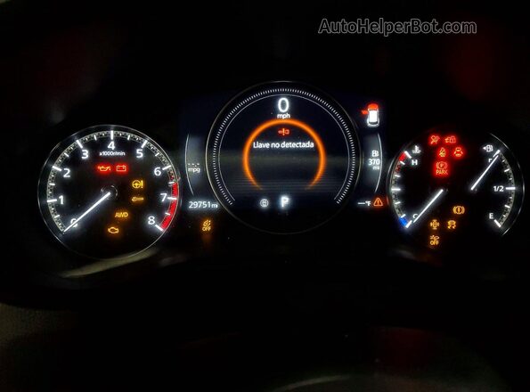 7MMVABEM1RN239034 2024 MAZDA CX-5 White Widok zestawu wskaźników