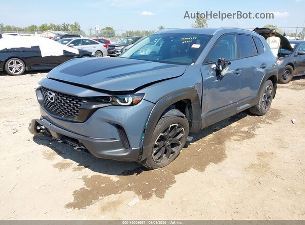 7MMVABXY6PN134180 2023 MAZDA CX-5 Blue წინა მარცხენა ხედი სამი მეოთხედიდან