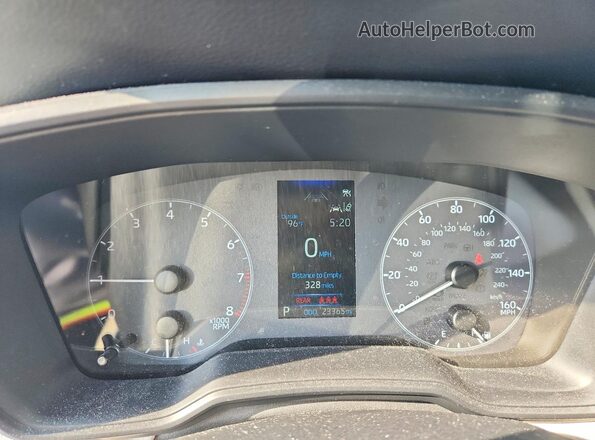 7MUAAAAG5RV110240 2024 TOYOTA COROLLA Blue Instrument cluster view
