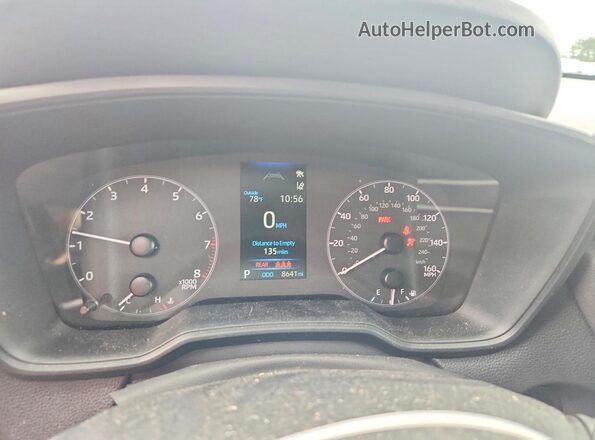 7MUCAABG7RV104964 2024 TOYOTA COROLLA Silver Vista del cuadro de instrumentos