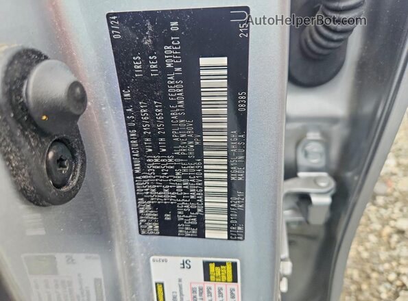 7MUCAABG7RV104964 2024 TOYOTA COROLLA Silver Vista del compartimento del motor