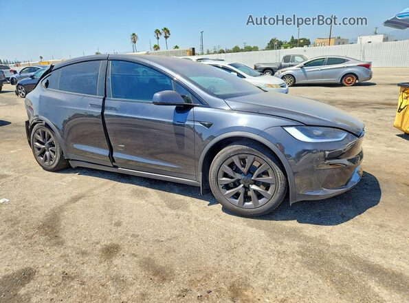 7SAXCBE54SF466172 2025 TESLA MODEL Gray Delantero derecho
