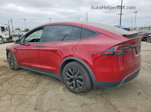 7SAXCDE50RF461024 2024 TESLA MODEL Красный Задняя левая четверть
