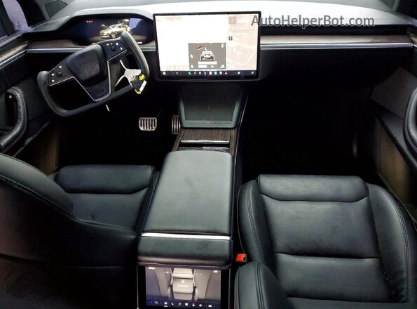 7SAXCDE53NF339171 2022 TESLA MODEL Black Вид панелі приладів