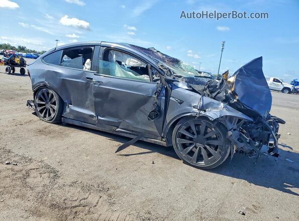 7SAXCDE58NF363837 2022 TESLA MODEL Gray Передня права чверть