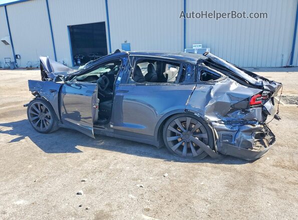 7SAXCDE58NF363837 2022 TESLA MODEL Gray Задня ліва чверть