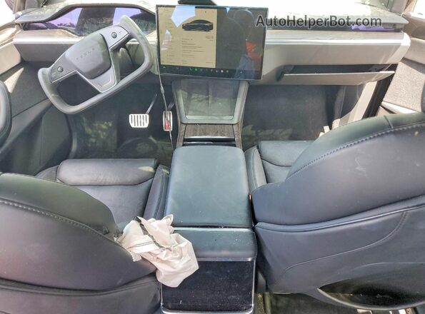 7SAXCDE58NF363837 2022 TESLA MODEL Gray Вид панелі приладів
