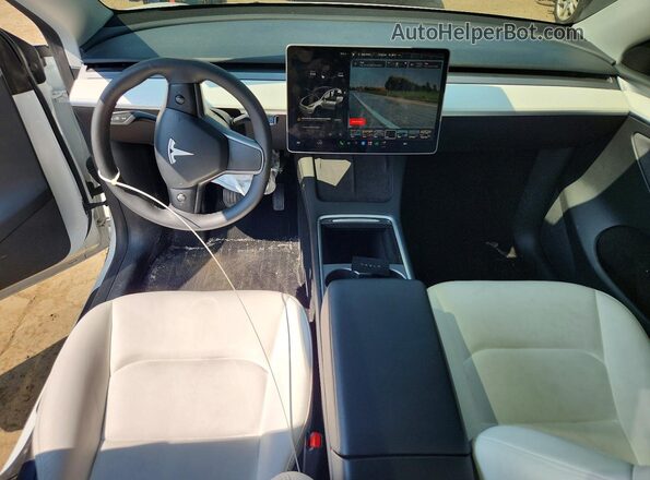 7SAYGAEE0RF098764 2024 TESLA MODEL White Dashboard view