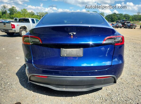 7SAYGAEE1NF533270 2022 TESLA MODEL Синий Вид сзади