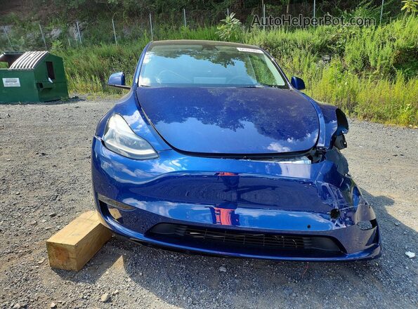 7SAYGAEE1NF533270 2022 TESLA MODEL Синий Вид спереди