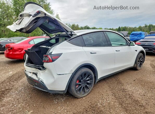 7SAYGAEE2NF359547 2022 TESLA MODEL White Задня права чверть