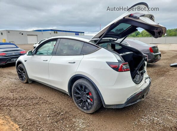 7SAYGAEE2NF359547 2022 TESLA MODEL White Задня ліва чверть