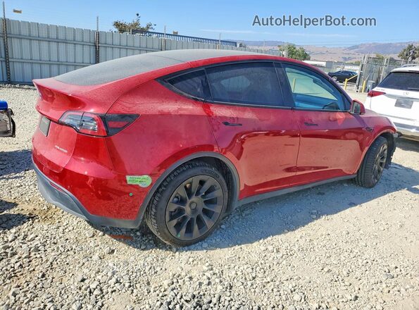 7SAYGAEE3NF546408 2022 TESLA MODEL Красный Задняя правая четверть
