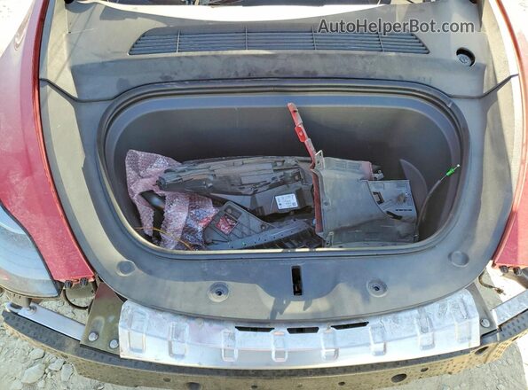 7SAYGAEE3NF546408 2022 TESLA MODEL Красный Вид подкапотного пространства