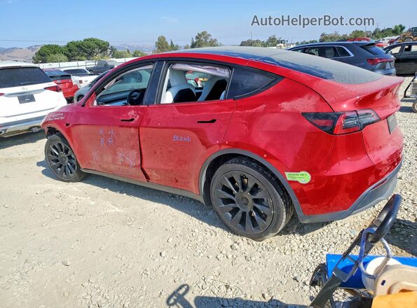 7SAYGAEE3NF546408 2022 TESLA MODEL Красный Задняя левая четверть