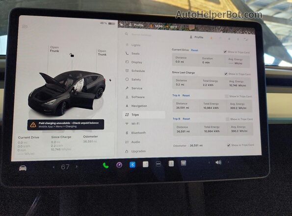 7SAYGAEE3RF130607 2024 TESLA MODEL Черный Вид щитка приборов