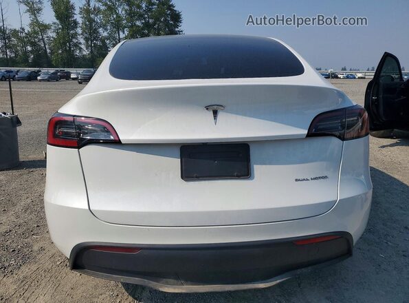 7SAYGAEE5PF624075 2023 TESLA MODEL White Vista trasera