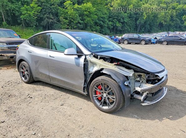 7SAYGAEE5RF118698 2024 TESLA MODEL Gray Przód prawy