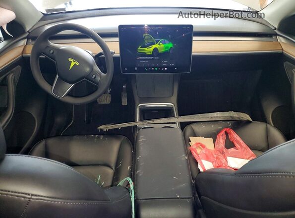 7SAYGAEE5SF287464 2025 TESLA MODEL Gray Vista del salpicadero