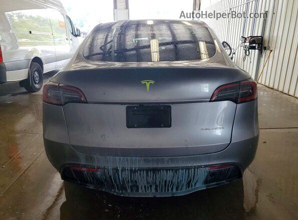 7SAYGAEE5SF287464 2025 TESLA MODEL Gray Vista trasera