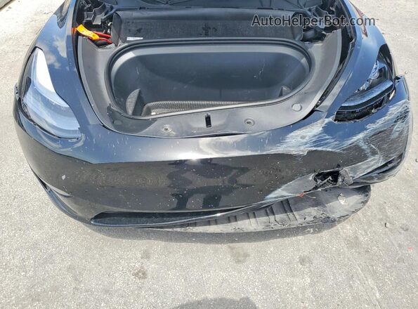 7SAYGAEE5SF296875 2025 TESLA MODEL Black Widok wnętrza z tyłu